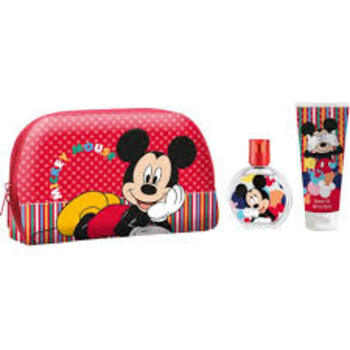 Mickey Mouse Darčeková sada EDT 50 ml, sprchový gél 100 ml a kozmetická taštička
